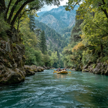 Катание на плоту